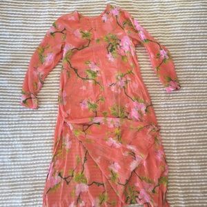 Vintage Silk Dress/ Cover / Mumu